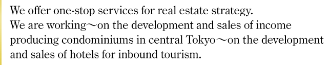 We offer life planning through the use of income properties to our clients.